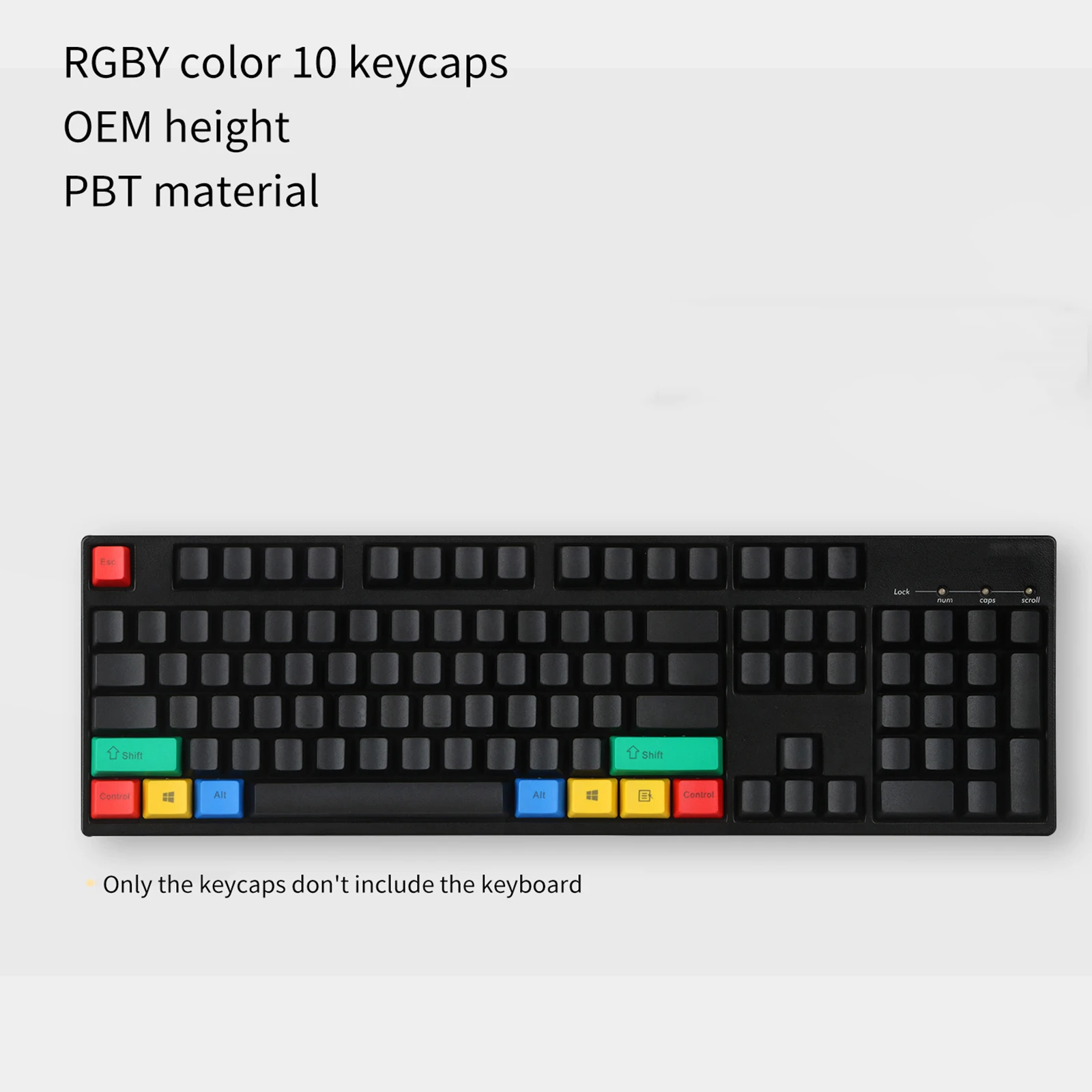 Mechanical Keyboard Keycaps Convenient Keycap Set for Indoor Multi-Color Sub Keycaps Creative Replace Exquisite RGB Keycap Small
Mechanical Keyboard Keycaps Convenient Keycap Set for Indoor Multi-Color Sub Keycaps Creative Replace Exquisite RGB Keycap Small