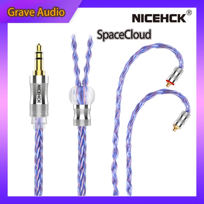 NiceHCK SpaceCloud флагманский 6N посеребренный OCC + 7N OCC Mix Litz наушники кабель 3,5/2,5/4,4 мм MMCX/QDC/0,78 2Pin для LZ A7 MK3 
NiceHCK SpaceCloud флагманский 6N посеребренный OCC + 7N OCC Mix Litz наушники кабель 3,5/2,5/4,4 мм MMCX/QDC/0,78 2Pin для LZ A7 MK3