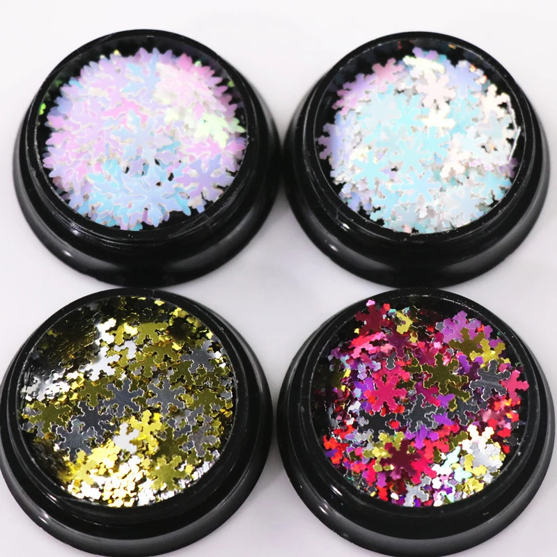 4 Boxes Christmas Nail Sequins 3D Nail Art Glitter Paillette Colorful Holographic Snowflakes Flakes Manicure Decoration
4 Boxes Christmas Nail Sequins 3D Nail Art Glitter Paillette Colorful Holographic Snowflakes Flakes Manicure Decoration