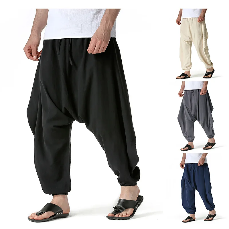 Hip-hop Harem Pants Men's Street Hippies Retro Models Loose Pants Home Pants Men Pants
Hip-hop Harem Pants Men's Street Hippies Retro Models Loose Pants Home Pants Men Pants
