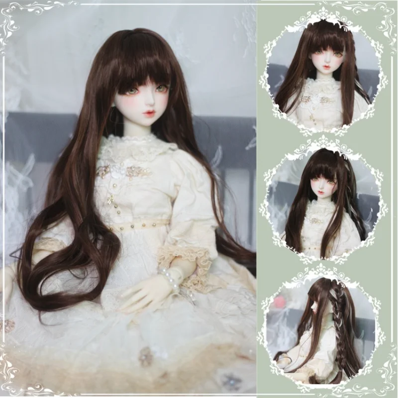 BJD wigs dark brown long curly braids wig for 1/3 1/4 1/6 BJD SD MSD YOSD doll high temperature fiber bjd wigs doll accessories
BJD wigs dark brown long curly braids wig for 1/3 1/4 1/6 BJD SD MSD YOSD doll high temperature fiber bjd wigs doll accessories