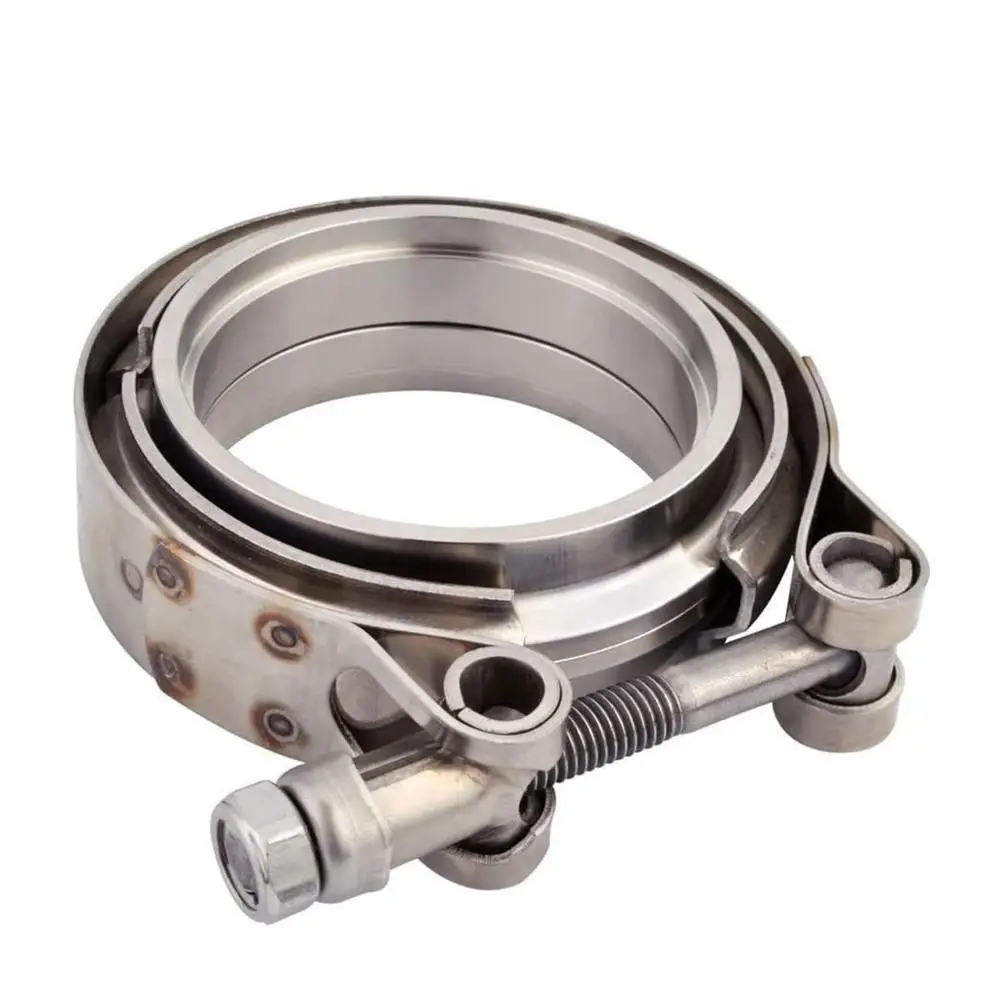 3.0” Stainless Exhaust V Band Clamp Male Female Flange V-Band Flange Kit For Turbo Downpipes Exhaust Connection 
3.0” Stainless Exhaust V Band Clamp Male Female Flange V-Band Flange Kit For Turbo Downpipes Exhaust Connection