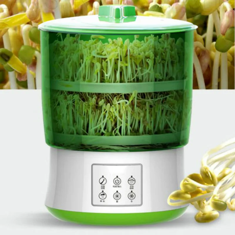 Home Use Intelligence Bean Sprout Machine Large Capacity 3 Layers Thermostat Green Seeds Growing Automatic Bean Sprout Machine 
Home Use Intelligence Bean Sprout Machine Large Capacity 3 Layers Thermostat Green Seeds Growing Automatic Bean Sprout Machine