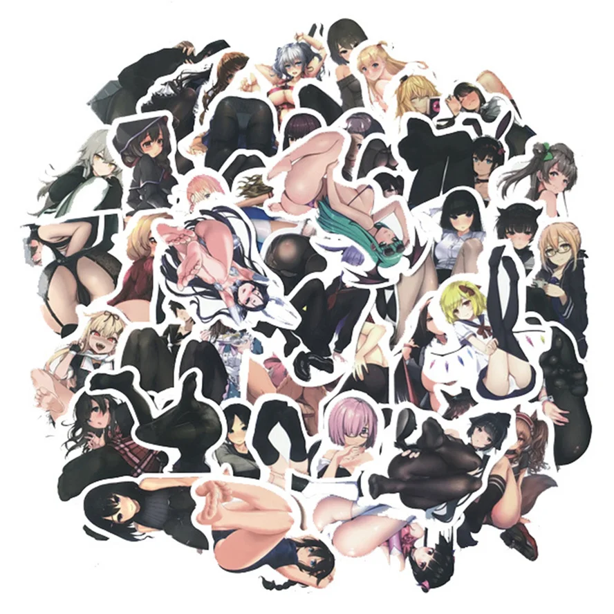 100PCS Sexy Cute Anime Cartoon Girl Beautiful Feet Black Silk Graffiti Stickers Helmet Skateboard Decoration Stickers Wholesale
100PCS Sexy Cute Anime Cartoon Girl Beautiful Feet Black Silk Graffiti Stickers Helmet Skateboard Decoration Stickers Wholesale