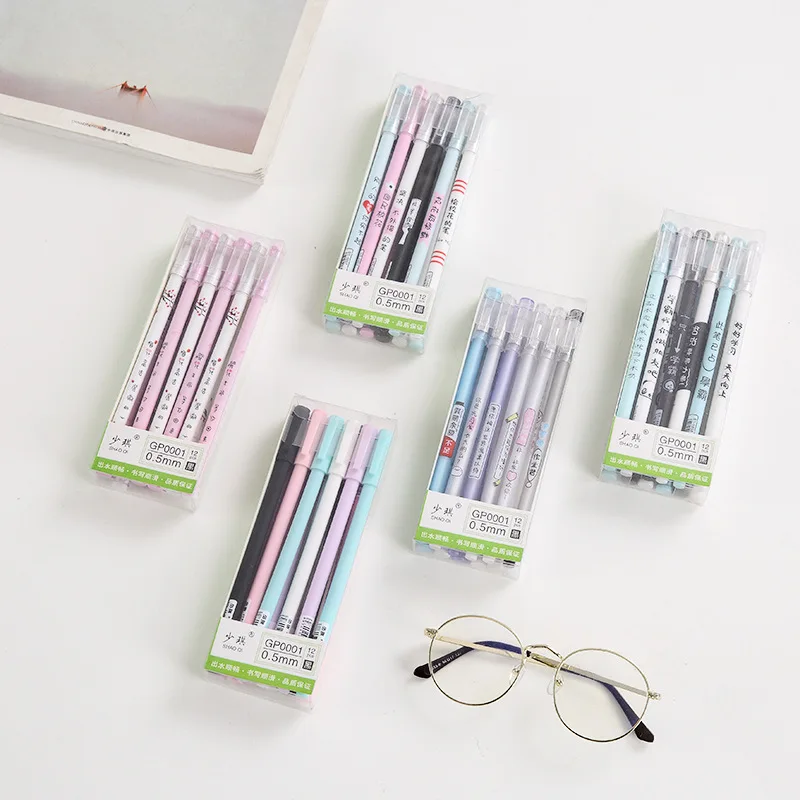 12pcs/lot 0.5mm Fine Gel Pen Black Ink Refills Rod for Handle Marker Pen School Gelpen Office Student Writing Drawing Stationery
12pcs/lot 0.5mm Fine Gel Pen Black Ink Refills Rod for Handle Marker Pen School Gelpen Office Student Writing Drawing Stationery