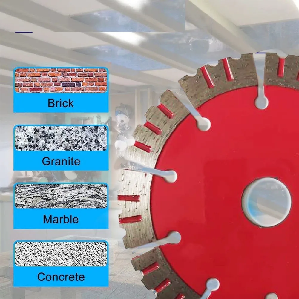 Diamond Saw Blade Dry Cutting Disc For Marble Concrete Porcelain Tile Granite Quartz Stone Concrete Cutting Discs 133*22.23mm
Diamond Saw Blade Dry Cutting Disc For Marble Concrete Porcelain Tile Granite Quartz Stone Concrete Cutting Discs 133*22.23mm