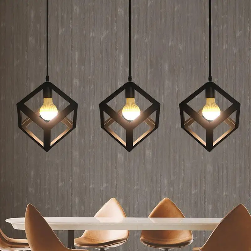 1pcs 16cm Cube Celling Covers For E27 Bulb Iron Industrial Metal Pendant Light Rack Decorative Loft Ceiling Lamp Lampshade
1pcs 16cm Cube Celling Covers For E27 Bulb Iron Industrial Metal Pendant Light Rack Decorative Loft Ceiling Lamp Lampshade