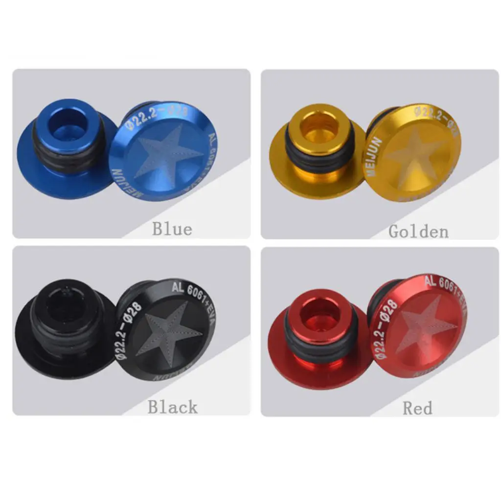 2 Pieces Bicycle Bar End Plugs Aluminum Alloy Bike Handlebar Universal for Road Bike Mountain Bike - 4 Choose Colors
2 Pieces Bicycle Bar End Plugs Aluminum Alloy Bike Handlebar Universal for Road Bike Mountain Bike - 4 Choose Colors