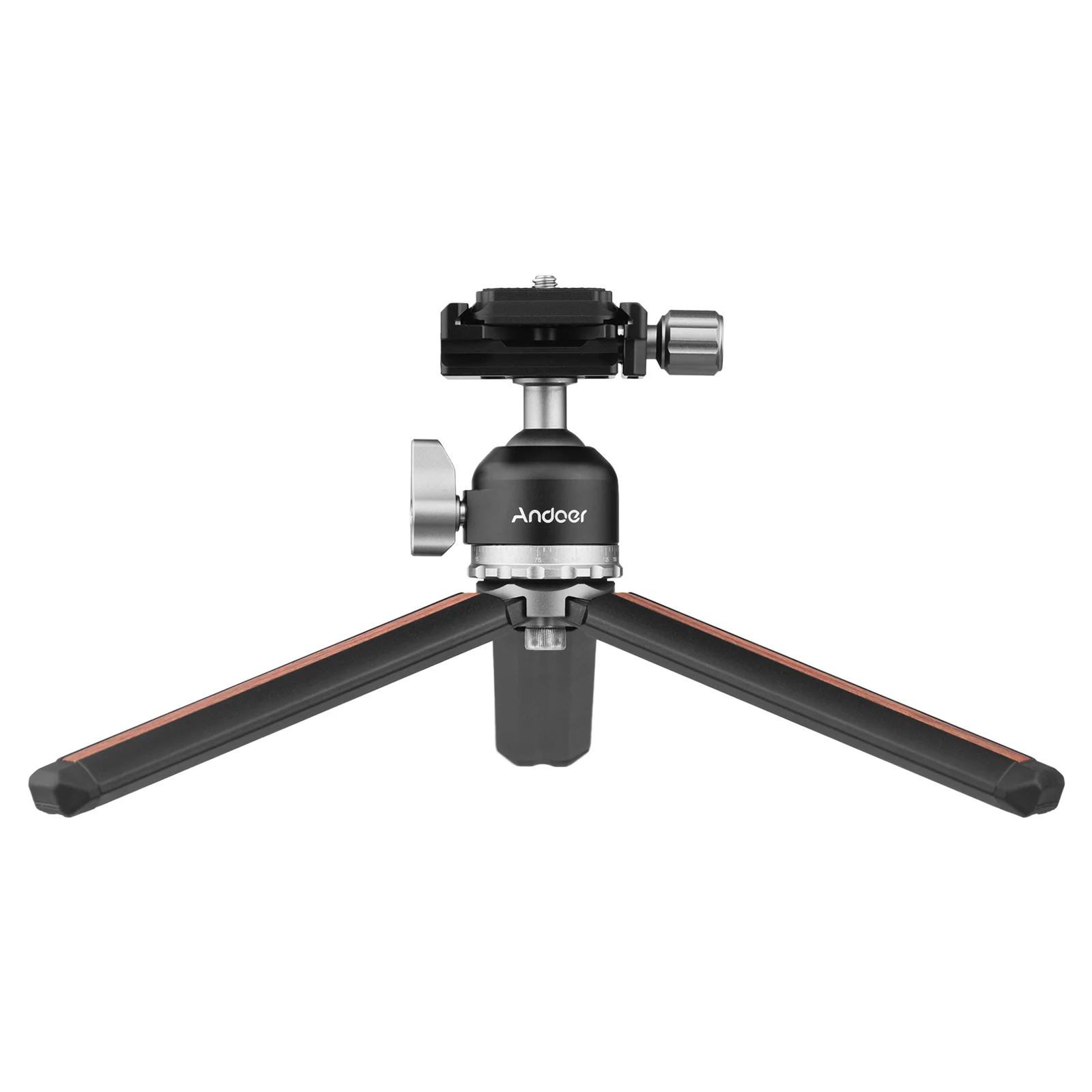 Mini Desktop Tripod Stand Rotatable Ballhead 1/4" Screw QR Plate Aluminum Alloy 5kg Payload for DSLR ILDC Camera Smartphone
Mini Desktop Tripod Stand Rotatable Ballhead 1/4" Screw QR Plate Aluminum Alloy 5kg Payload for DSLR ILDC Camera Smartphone