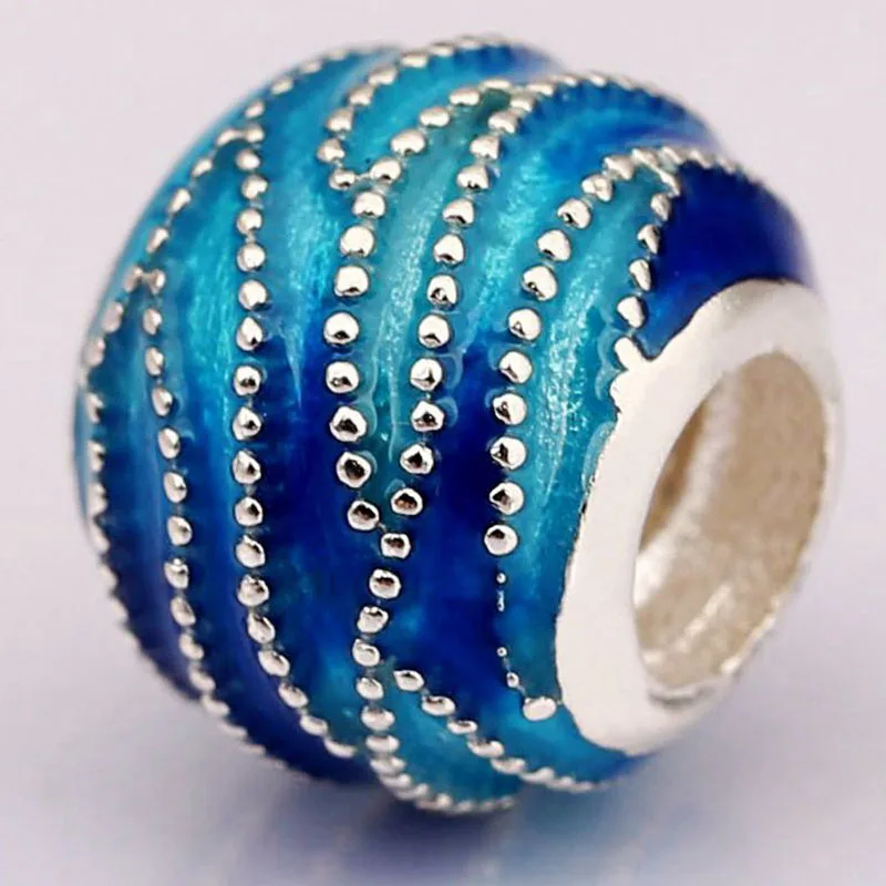 100% 925 Sterling Silver Bead Creative And Versatile Blue Swirl Beads Fit Pandora Women Bracelet & Necklace Diy Jewelry
100% 925 Sterling Silver Bead Creative And Versatile Blue Swirl Beads Fit Pandora Women Bracelet & Necklace Diy Jewelry