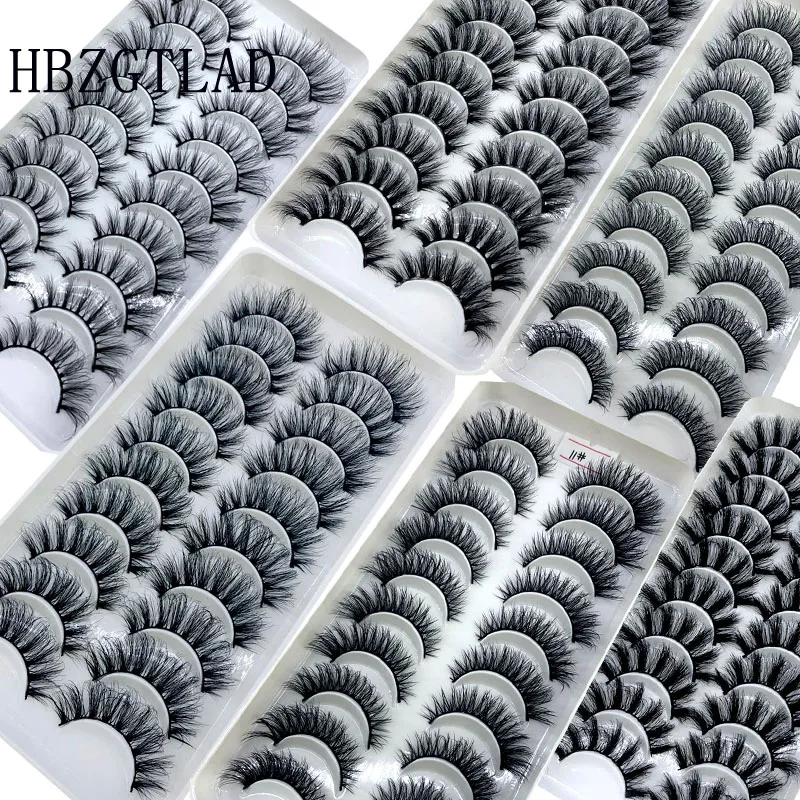 2021 New 10 pairs 3D Mink Eyelashes Natural False Eyelashes Lashes Soft Fake Eyelashes Extension Makeup Tools Wholesale
2021 New 10 pairs 3D Mink Eyelashes Natural False Eyelashes Lashes Soft Fake Eyelashes Extension Makeup Tools Wholesale