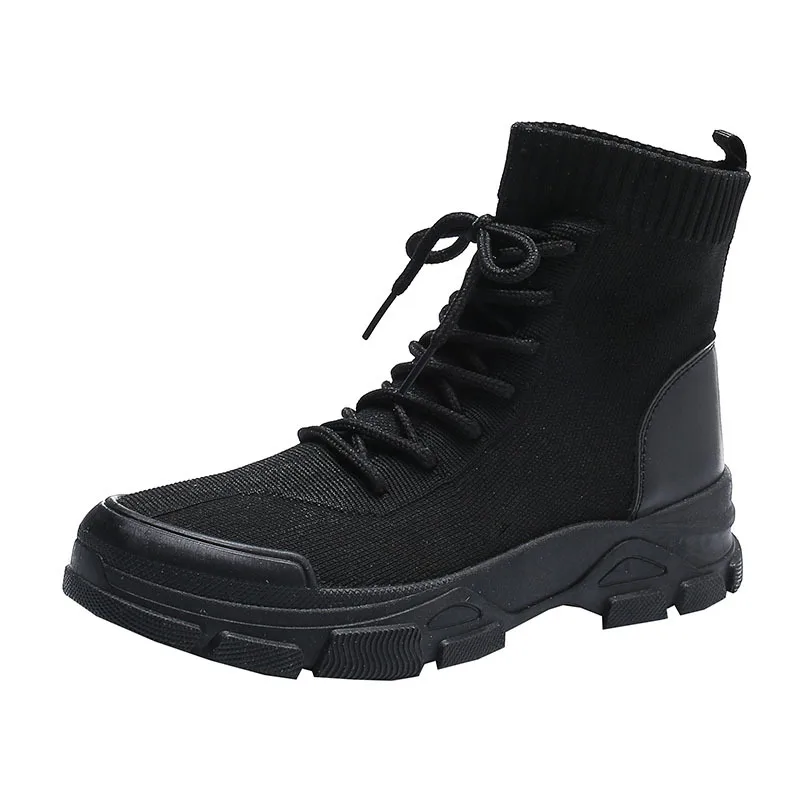 Spring/Autumn 2020 New Platform Boots Women Fashion Stretch Fabric Breathable Lace-Med (3cm-5cm) Women Boots High Quality
Spring/Autumn 2020 New Platform Boots Women Fashion Stretch Fabric Breathable Lace-Med (3cm-5cm) Women Boots High Quality
