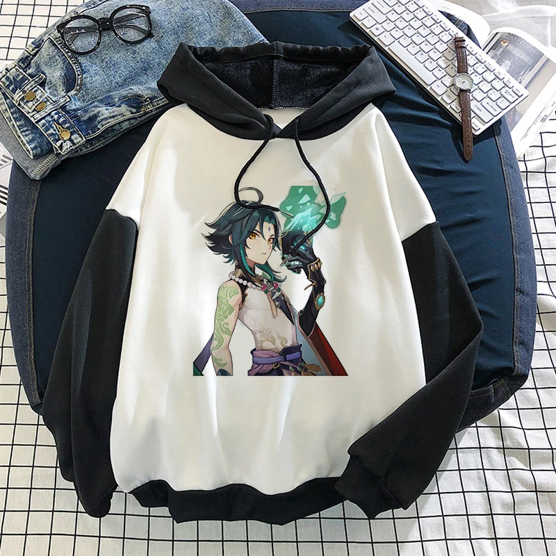Genshin Impact Xiao Cool Print Hoodies Harajuku Hip Hop Sweatshirt 2021 Winter Oversized Hoodie Long Sleeve Cotton Femme Hoody
Genshin Impact Xiao Cool Print Hoodies Harajuku Hip Hop Sweatshirt 2021 Winter Oversized Hoodie Long Sleeve Cotton Femme Hoody