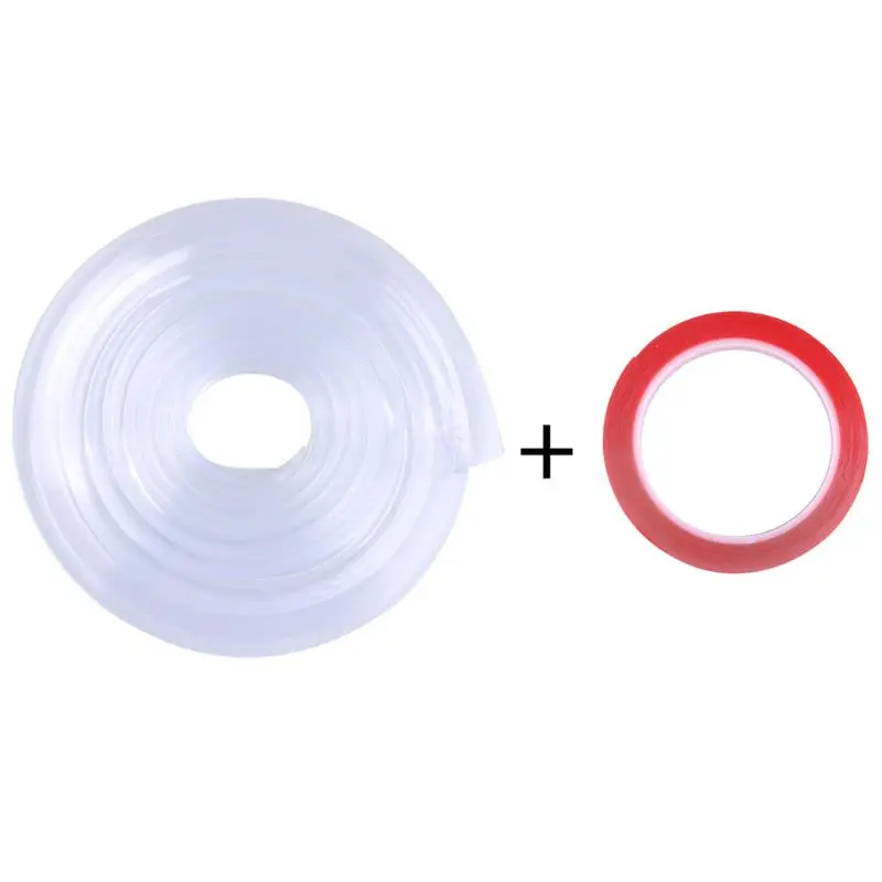 Transparent Table Edge Furniture Guard Corner Protectors Bumper Strip with Double-Sided Tape for Cabinets, Tables, Drawers 1M
Transparent Table Edge Furniture Guard Corner Protectors Bumper Strip with Double-Sided Tape for Cabinets, Tables, Drawers 1M