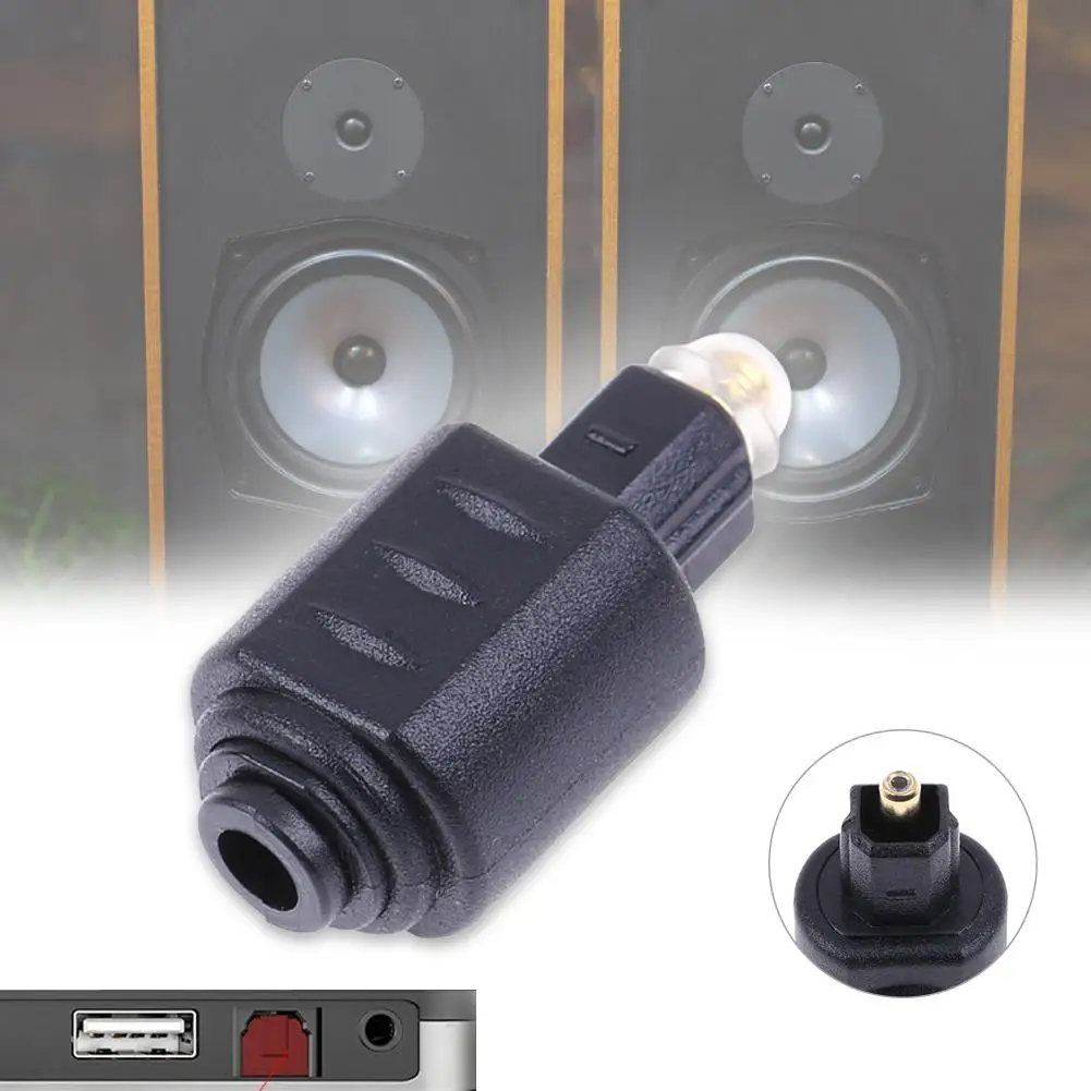 Adapter Wire Optical Toslink Male To Mini 3.5mm Toslink Female Audio Adapter Connector Compression Protective Shell Hot Sale
Adapter Wire Optical Toslink Male To Mini 3.5mm Toslink Female Audio Adapter Connector Compression Protective Shell Hot Sale