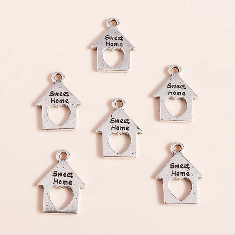 40pcs 17*12mm Alloy Sweet Home Charms for Necklaces Earrings Making Accessories Love Hearts Pendants Diy Jewelry Making Findings
40pcs 17*12mm Alloy Sweet Home Charms for Necklaces Earrings Making Accessories Love Hearts Pendants Diy Jewelry Making Findings