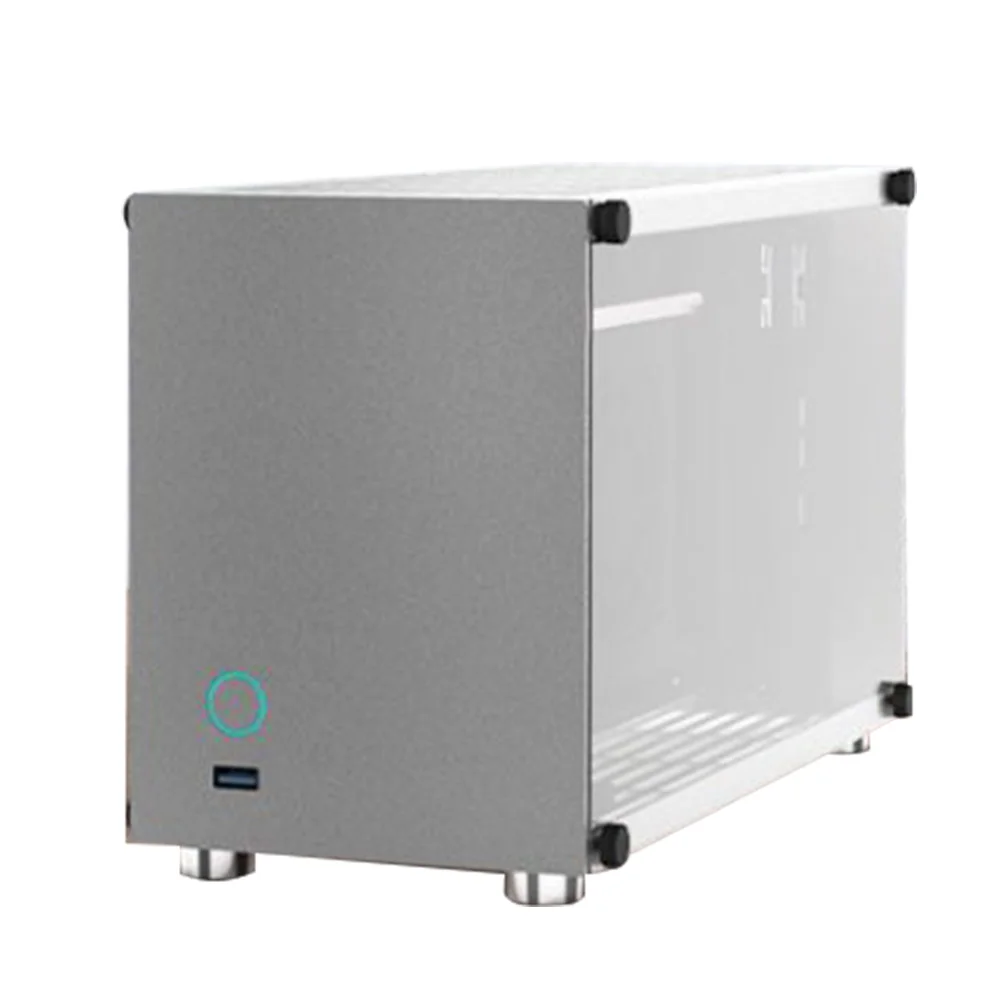 Computer Case All Aluminum HTPC A05 ITX Gaming PC Case Mini Desktop Chassis with Double-Sided Glass Computer Accessories
Computer Case All Aluminum HTPC A05 ITX Gaming PC Case Mini Desktop Chassis with Double-Sided Glass Computer Accessories