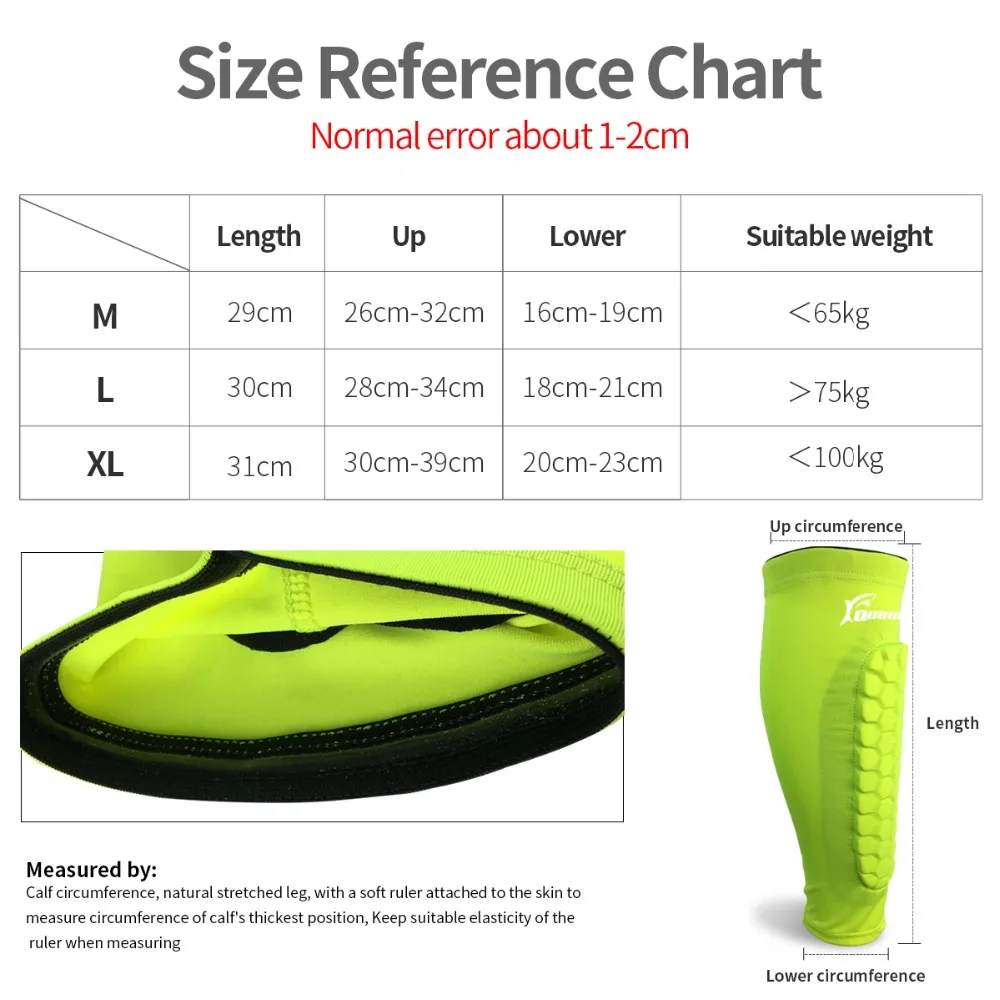 1 Pair Football Shin Guards Protective Compression Leg Calf Sleeves Cycling Leg warmers Running Sports Safety Soccer shinguards 
1 Pair Football Shin Guards Protective Compression Leg Calf Sleeves Cycling Leg warmers Running Sports Safety Soccer shinguards