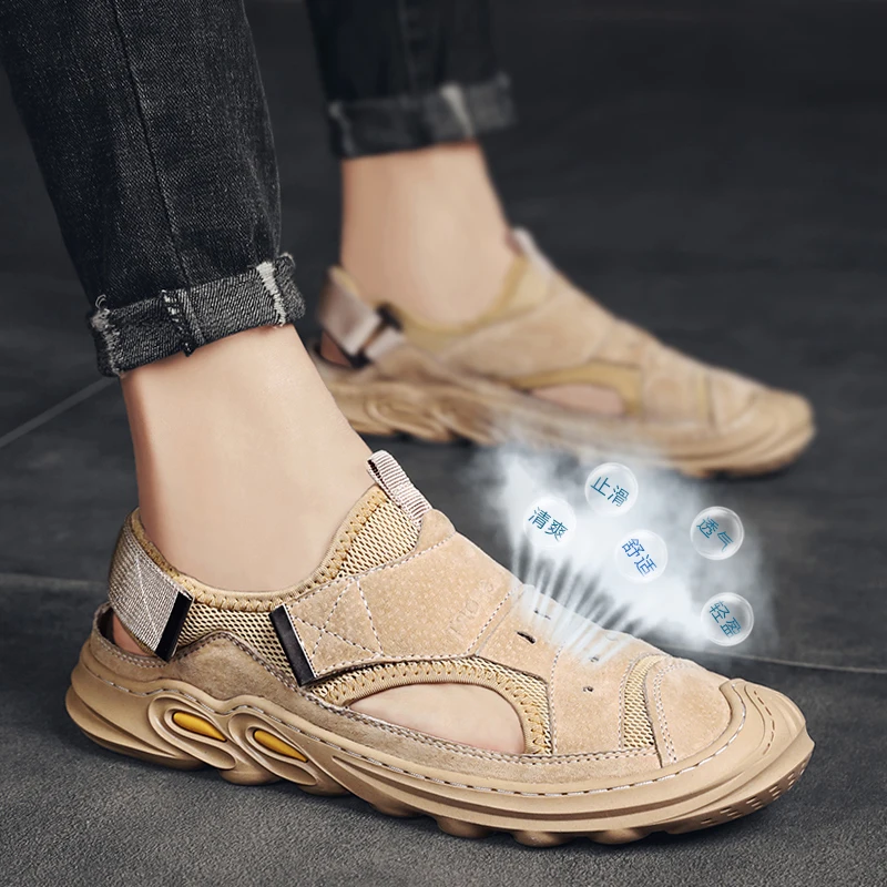 Sandalias Hombre Verano Sandale Ete Homme Sneakers Breathable Sandals Shoes Men Beach Flip Flops
Sandalias Hombre Verano Sandale Ete Homme Sneakers Breathable Sandals Shoes Men Beach Flip Flops
