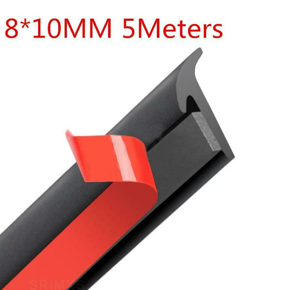 5M Car Door Seal Strips Sticker T Shape Weatherstrip Rubber Seals Sound Insulation Sealing Automobiles Interior Accessories
5M Car Door Seal Strips Sticker T Shape Weatherstrip Rubber Seals Sound Insulation Sealing Automobiles Interior Accessories