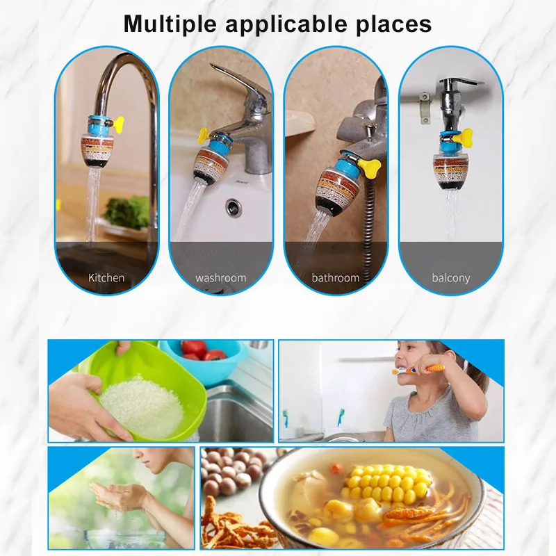 Universal Faucet Filter Interface Water Purification Anti-Spill Water-Saving for Kitchen Tap ct
Universal Faucet Filter Interface Water Purification Anti-Spill Water-Saving for Kitchen Tap ct