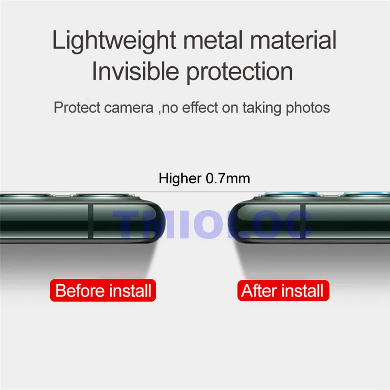 Защитная пленка для задней камеры экрана iPhone 11 Pro Max 6D закаленное стекло +
