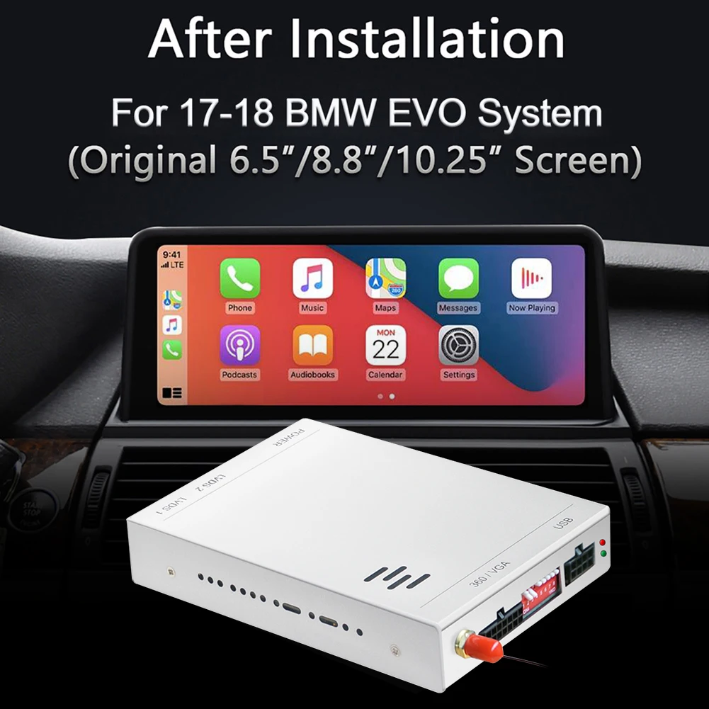 Модуль видеоинтерфейса с RCA USB для BMW NBT EVO с OEM сенсорным экраном 17-18, GPS-навигация с поддержкой управления ручкой
Модуль видеоинтерфейса с RCA USB для BMW NBT EVO с OEM сенсорным экраном 17-18, GPS-навигация с поддержкой управления ручкой