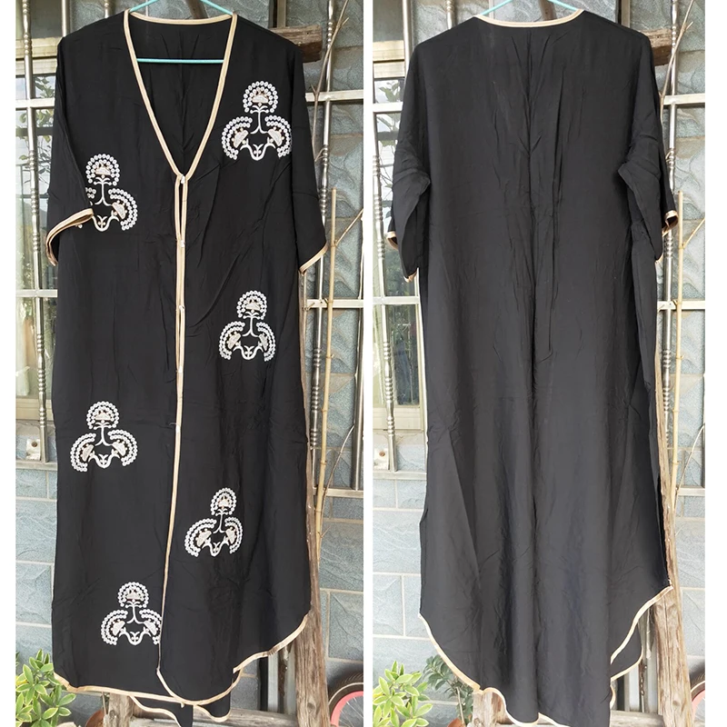 Black Sexy Bikini Cover Up Women Beach Dress 2021 Swimwear Cotton Plus Size Bathing Suit Maxi Dress Embroidery Kimono Cardigan
Black Sexy Bikini Cover Up Women Beach Dress 2021 Swimwear Cotton Plus Size Bathing Suit Maxi Dress Embroidery Kimono Cardigan