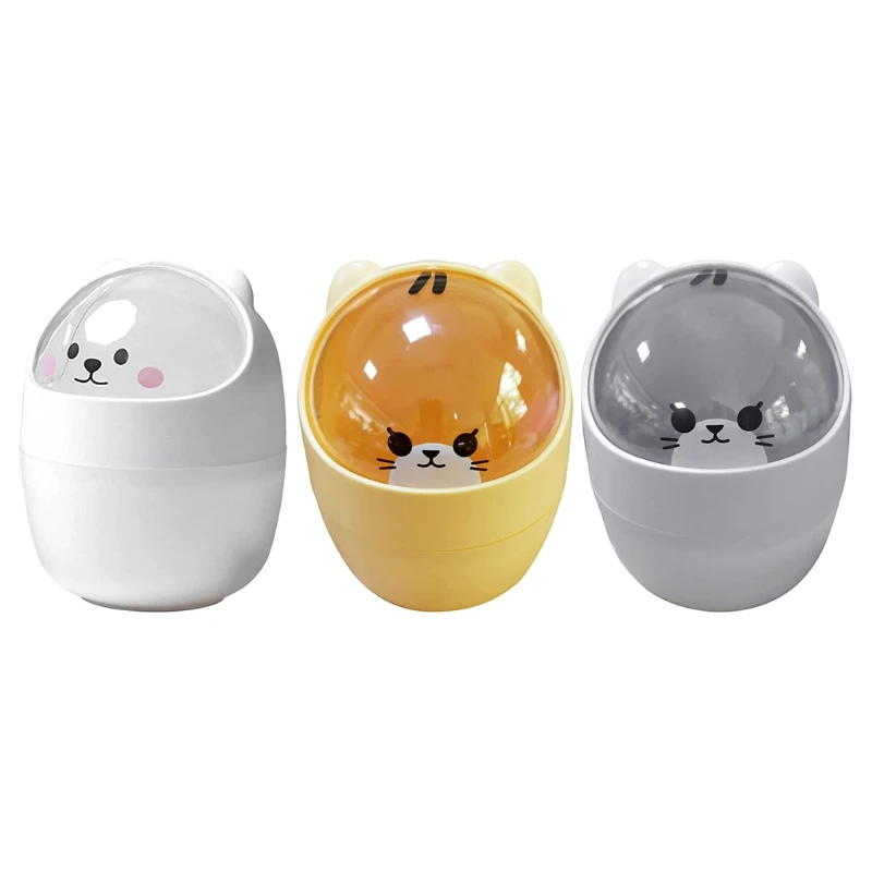 Mini Desktop Trash Can Multifunctional Reusable Storage Bin for Office Kids Bedroom Cartoon Animals Garbage Organizer G99A
Mini Desktop Trash Can Multifunctional Reusable Storage Bin for Office Kids Bedroom Cartoon Animals Garbage Organizer G99A