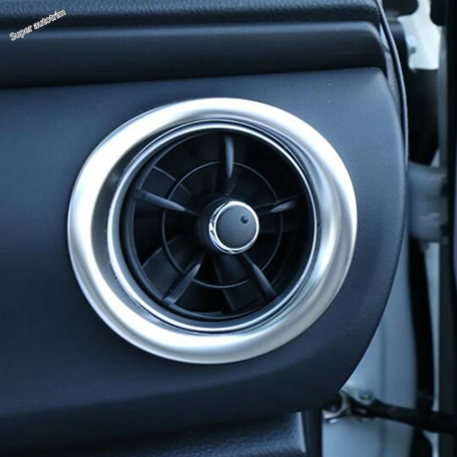 Lapetus Dashboard Left + Right Air AC Outlet Vent Ring Cover Trim 2 Pcs For Toyota Corolla 2017 2018 Stainless Steel Accessories 
Lapetus Dashboard Left + Right Air AC Outlet Vent Ring Cover Trim 2 Pcs For Toyota Corolla 2017 2018 Stainless Steel Accessories