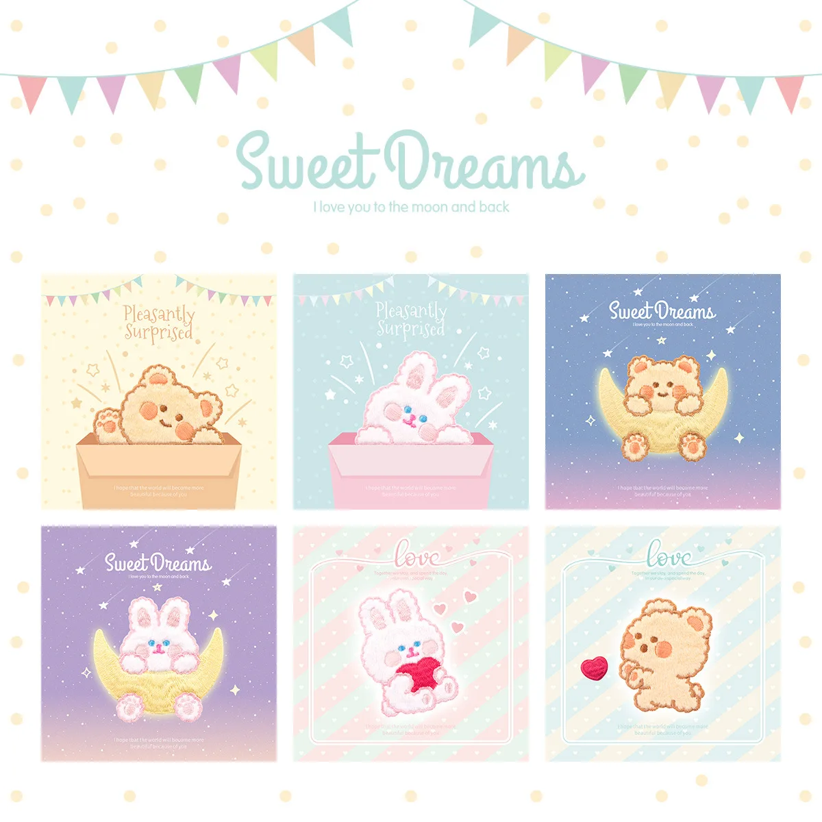 Bear Rabbit Badges Clothe Embroidery Patch Applique Ironing Clothing Cartoon Sewing Supplies Decorative Patches for Clothing
Bear Rabbit Badges Clothe Embroidery Patch Applique Ironing Clothing Cartoon Sewing Supplies Decorative Patches for Clothing