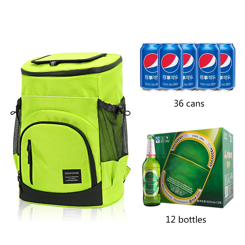 DENUONISS 33L Insulation Big Cooler Travel Beach Beer Bag Large Picnic Box Fridge Fresh Carrier Thermal Back Bag
DENUONISS 33L Insulation Big Cooler Travel Beach Beer Bag Large Picnic Box Fridge Fresh Carrier Thermal Back Bag