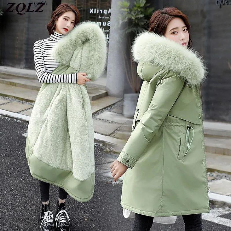 ZQLZ Winter Jacket Women Plus Size M-6XL Down Cotton Long Parka Ladies 2021 Hooded Fur Warm Slim Black Red Casual Coat Female
ZQLZ Winter Jacket Women Plus Size M-6XL Down Cotton Long Parka Ladies 2021 Hooded Fur Warm Slim Black Red Casual Coat Female