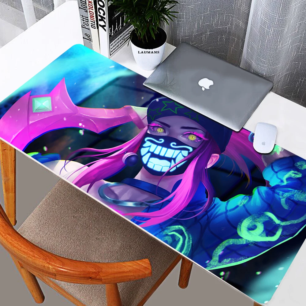 League of Legends Akali Mouse Pad Gamer Computer Desk Mat Gaming Room Accessories Anime Mousepad 80x40 Large Table pad for Game
League of Legends Akali Mouse Pad Gamer Computer Desk Mat Gaming Room Accessories Anime Mousepad 80x40 Large Table pad for Game