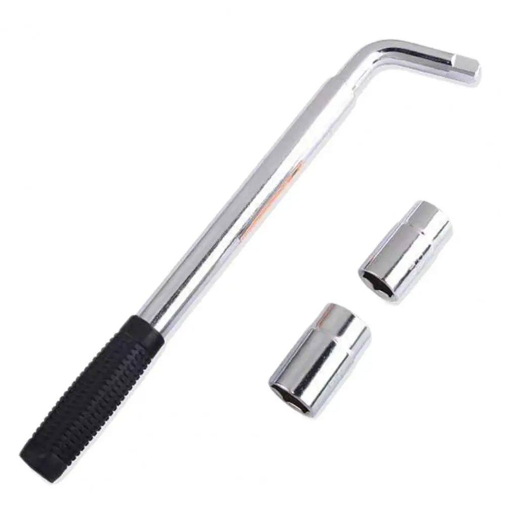 

80%HOT 3Pcs Tire Wrench Adjustable Lengthened L-shaped Telescoping Lugs Spanner for Car Repair