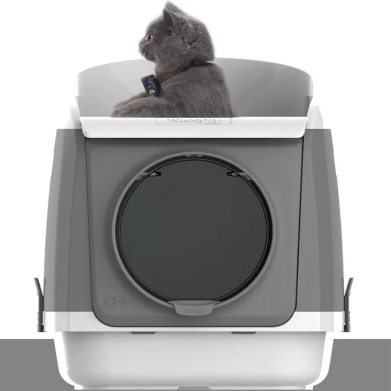 Pets Bingo Splash-proof Deodorant Cat Litter Box Double Door Fully Enclosed Large Pet Toilet Litter Box Folding Cat Toilet
Pets Bingo Splash-proof Deodorant Cat Litter Box Double Door Fully Enclosed Large Pet Toilet Litter Box Folding Cat Toilet