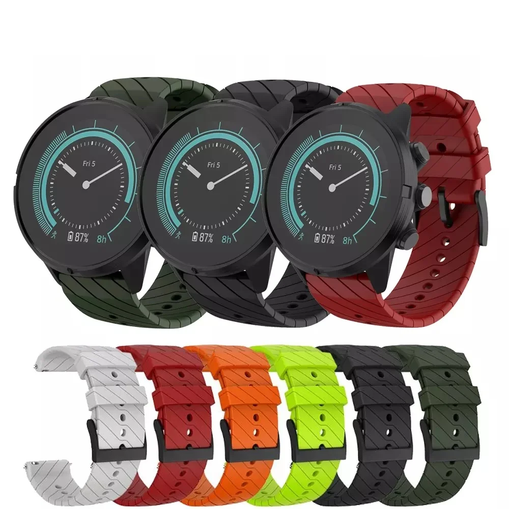 Smart Watch Band Straps For Suunto Spartan Sport for Suunto 9 baro D5 Watch Replacement for Suunto7 watchStrap Silicone Bracelet
Smart Watch Band Straps For Suunto Spartan Sport for Suunto 9 baro D5 Watch Replacement for Suunto7 watchStrap Silicone Bracelet