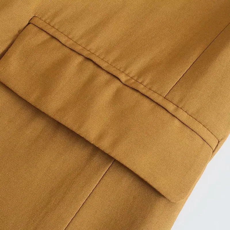 Women Office Wear Blazer Coat 2021 Notched Collar Casual Pockets Suit Blazers Solid Pleated Sleeve Chic Outwear Tops
Women Office Wear Blazer Coat 2021 Notched Collar Casual Pockets Suit Blazers Solid Pleated Sleeve Chic Outwear Tops