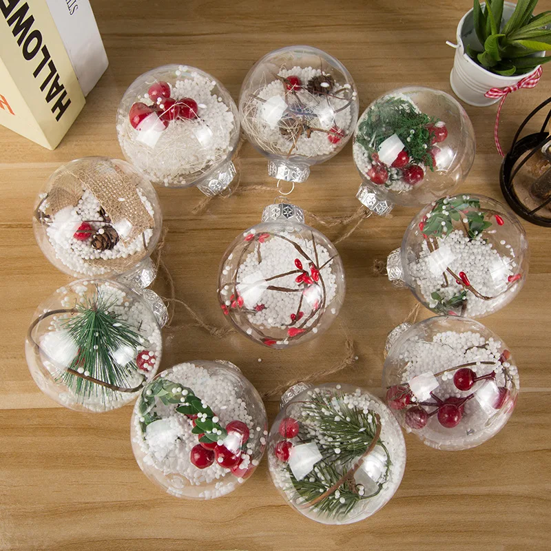 10Pcs Transparent Christmas Ball 8cm Decoration Plastic Clear Bauble Xmas Ball Gift Tree Pendant Hanging Home Ornament
10Pcs Transparent Christmas Ball 8cm Decoration Plastic Clear Bauble Xmas Ball Gift Tree Pendant Hanging Home Ornament