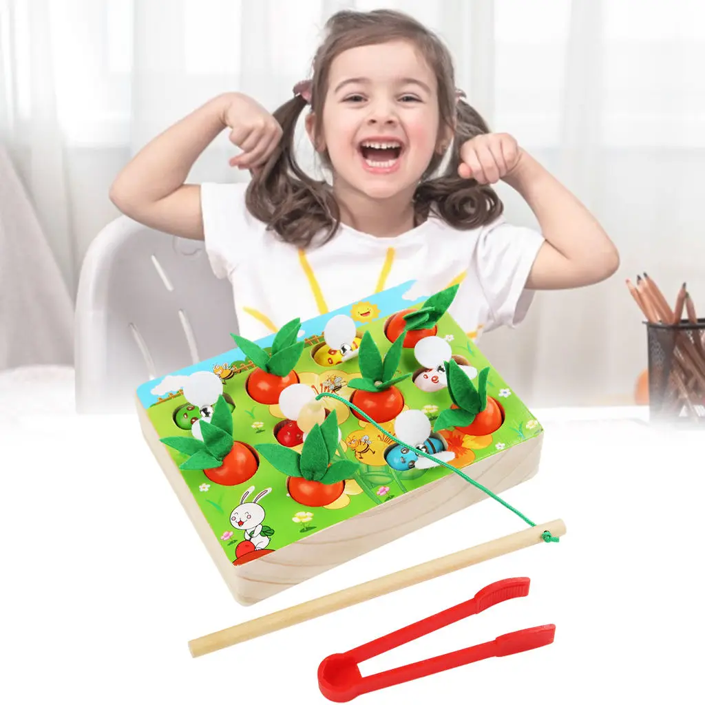 Montessori Toys Clip Bee Game Color Fine Motor Matching Development Carrot Harvest Game Wooden Toys for Birthday Toddlers Kids
Montessori Toys Clip Bee Game Color Fine Motor Matching Development Carrot Harvest Game Wooden Toys for Birthday Toddlers Kids