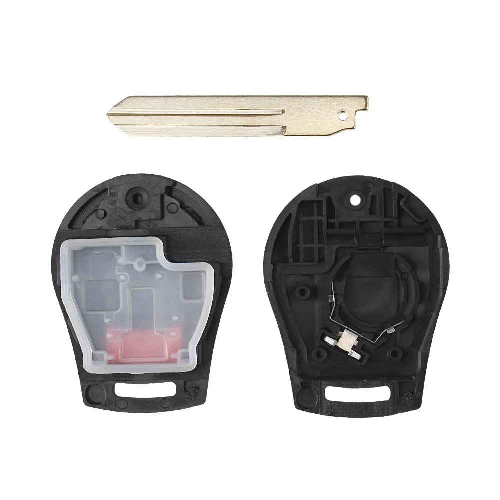 Dandkey Keyless 2 + кнопка паники дистанционный ключ случай В виде ракушки для Nissan куб Rogue