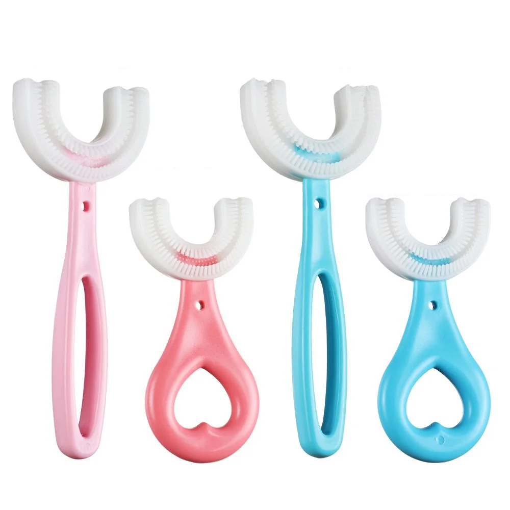 Baby Toothbrush Children 360 Degree U-shaped Child Toothbrush Teethers Soft Silicone Baby Brush Kids Teeth Oral Care Cleaning 
Baby Toothbrush Children 360 Degree U-shaped Child Toothbrush Teethers Soft Silicone Baby Brush Kids Teeth Oral Care Cleaning
