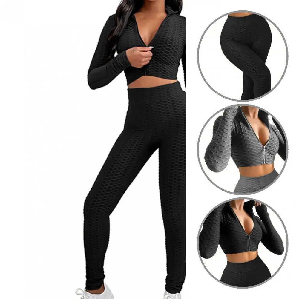 Women Accessory Chic Crop Top Skinny Textured Sport Outfits Quick-drying Women Sport Outfits Skinny for Yoga
Women Accessory Chic Crop Top Skinny Textured Sport Outfits Quick-drying Women Sport Outfits Skinny for Yoga