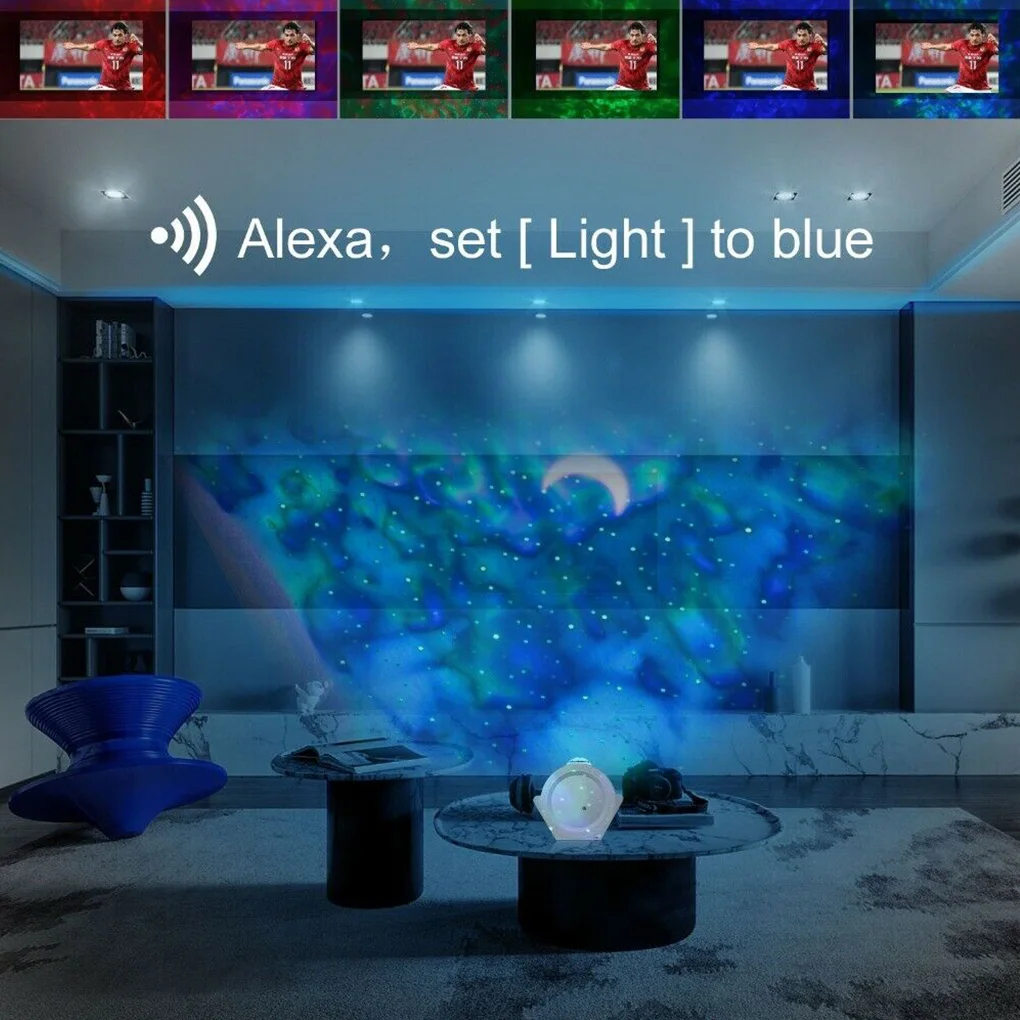 Sky Star Projector Night Light Projection 6 Colors Ocean Waving Lights 360 Degree Rotation Night Lighting Lamp for Kids Gift 
Sky Star Projector Night Light Projection 6 Colors Ocean Waving Lights 360 Degree Rotation Night Lighting Lamp for Kids Gift