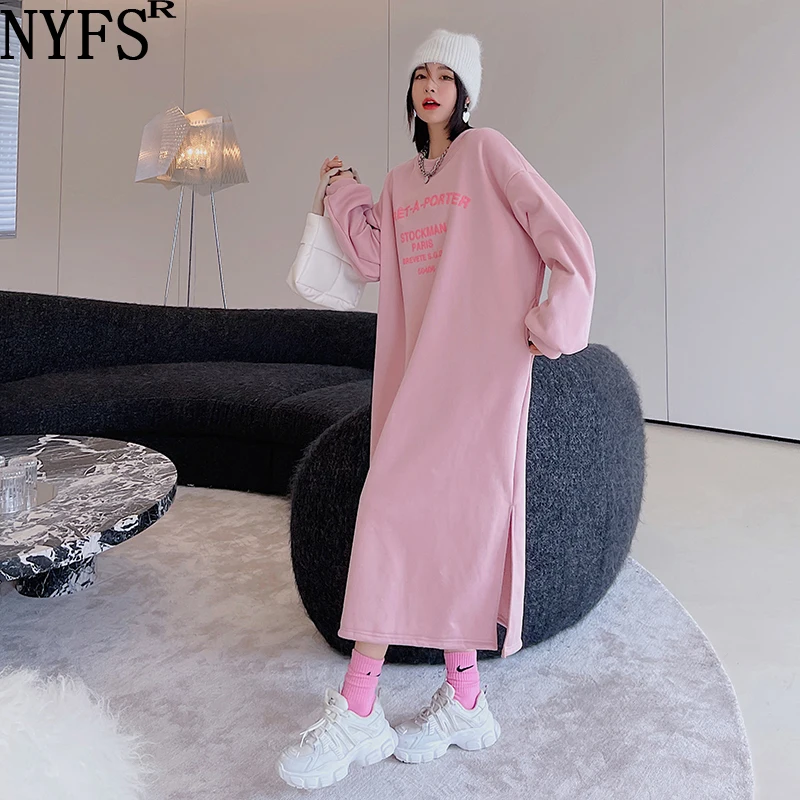 NYFS 2021 New Korean Autumn Winter Loose Three-dimensional foam Woman Dress Vestidos Robe femme Elbise Fashion Polar fleeceDress
NYFS 2021 New Korean Autumn Winter Loose Three-dimensional foam Woman Dress Vestidos Robe femme Elbise Fashion Polar fleeceDress