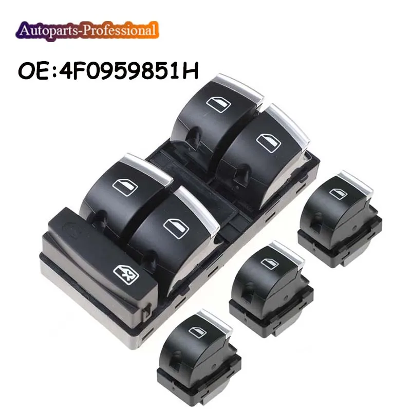 Master Window Switch Control Button For Audi A3 8P A6 S6 RS6 C6 Q7 2004 2005 2006 2007 2008 2009 2010 2011 4F0959851H 4F0959855B
Master Window Switch Control Button For Audi A3 8P A6 S6 RS6 C6 Q7 2004 2005 2006 2007 2008 2009 2010 2011 4F0959851H 4F0959855B