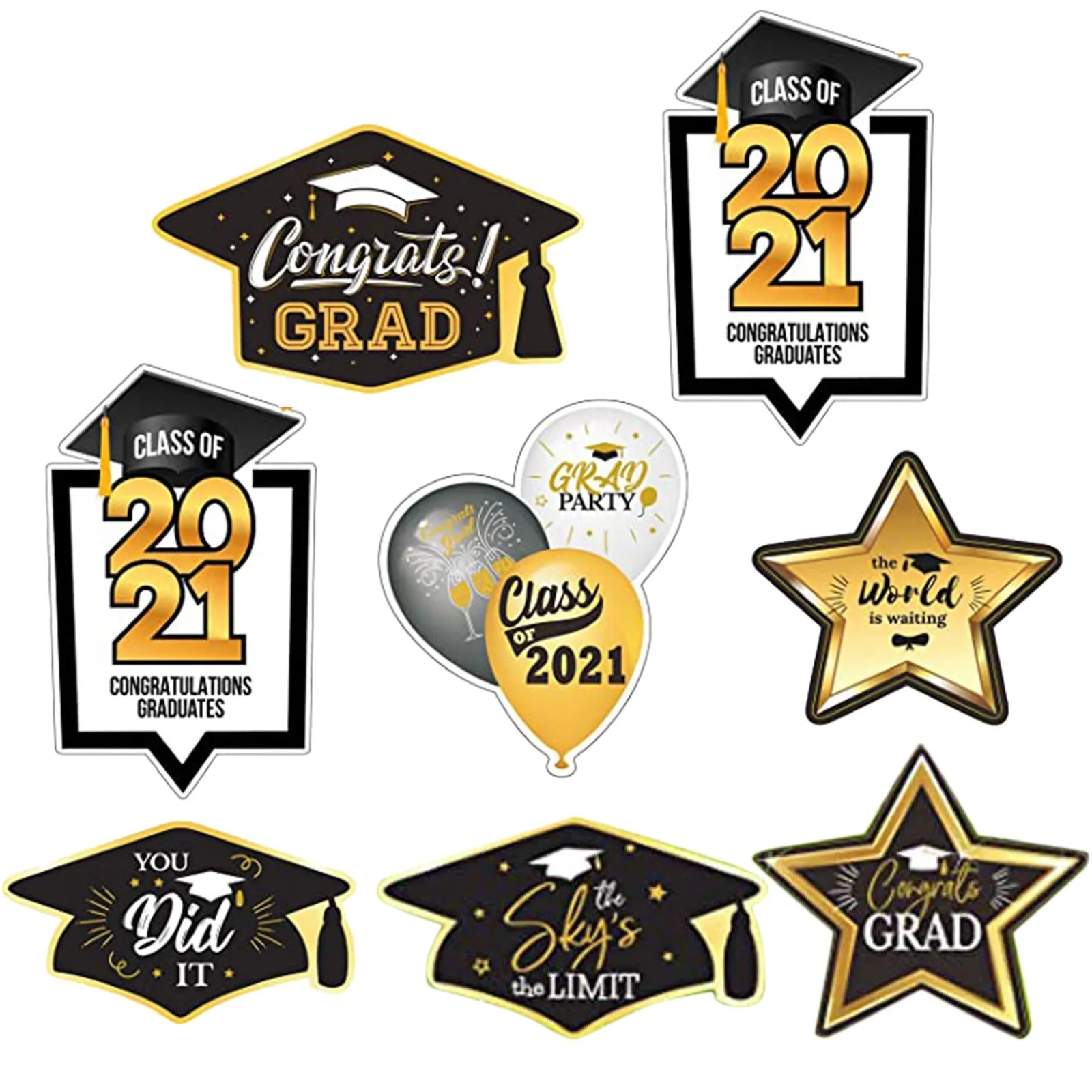 Graduation Grade 2021 Lawn Decoration Sign Decorations Outdoor Lawn Yard Sign With Stakes Party Decor Accessorie With Stakes
Graduation Grade 2021 Lawn Decoration Sign Decorations Outdoor Lawn Yard Sign With Stakes Party Decor Accessorie With Stakes