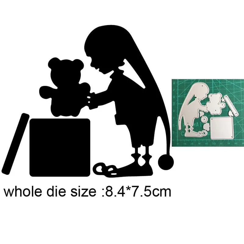 Cutting dies Christmas Angel Gift Box Bear Metal Cutting Dies Stencils dies For DIY Scrapbooking dies Paper Craft Embossing Dies
Cutting dies Christmas Angel Gift Box Bear Metal Cutting Dies Stencils dies For DIY Scrapbooking dies Paper Craft Embossing Dies