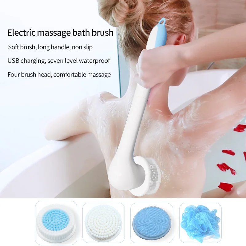 Beauty Personal Care Electric Body Cleansing Sponges Scrubbers Electric Long Handle Rotating Vibration Massage Bath Brush
Beauty Personal Care Electric Body Cleansing Sponges Scrubbers Electric Long Handle Rotating Vibration Massage Bath Brush
