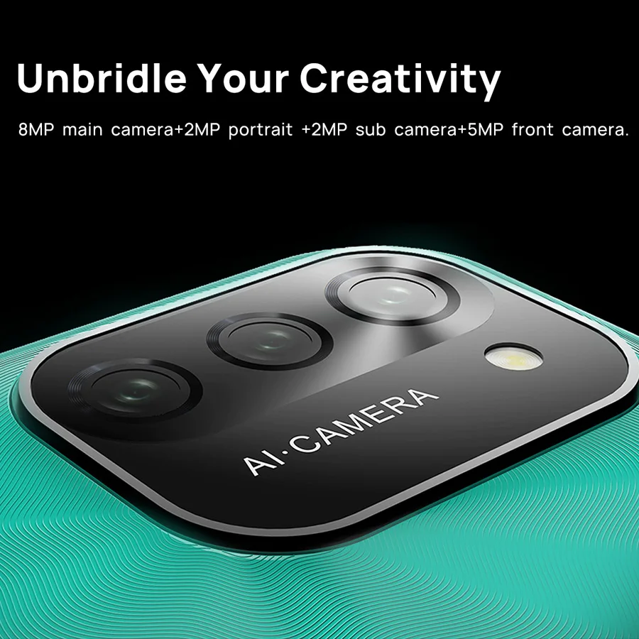 DOOGEE X93 мобильный телефон Android 10 AI Тройная камера 8MP 6 1 "экран капли воды 4350 мАч